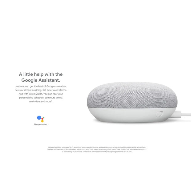 Google Nest Mini (2nd Gen) – Compact Smart Speaker with Google Assista ...