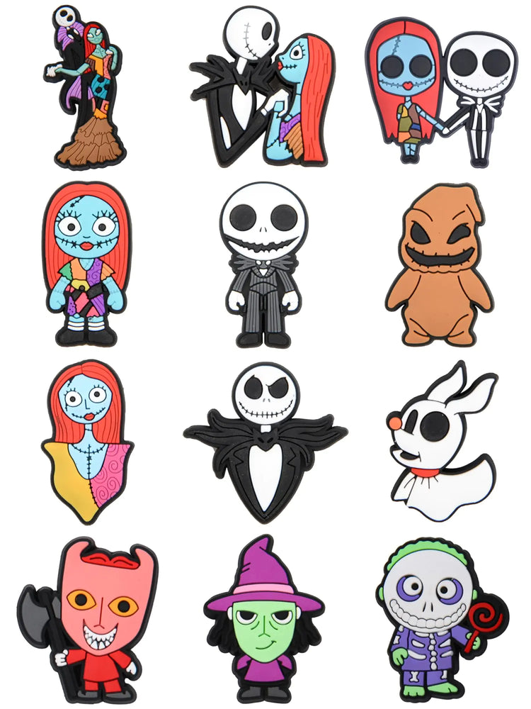 Halloween Cartoon Clog Charms Set