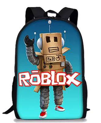 Cartoon Roblox Backpack for Kids