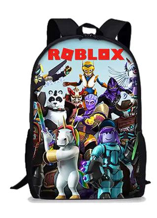 Cartoon Roblox Backpack for Kids