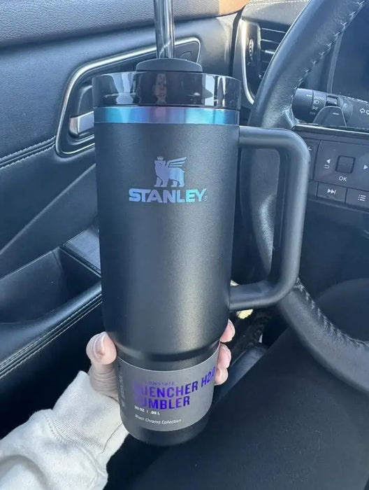 Stanley Quencher H2.0 FlowState™ 40oz Tumbler with Handle & Straw – Leak-Resistant, Cup Holder Friendly, Double-Wall Vacuum Insulated Travel Mug