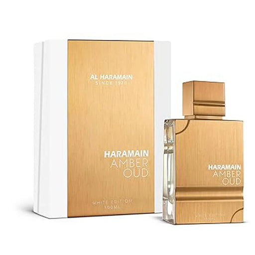 Al Haramain Amber Oud White Edition Eau de Parfum Spray For Men And Women Long-lasting Fragrance 2.0 OZ