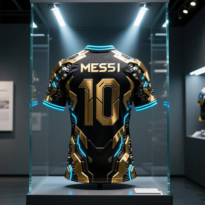 Messi 10 Performance Soccer T-Shirt – Men’s Quick-Dry Breathable Training Tee for Summer Sports & Outdoor Wear