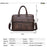 JEEP Brand Business Briefcase Split Leather Men office For 14 inch Laptop Bags