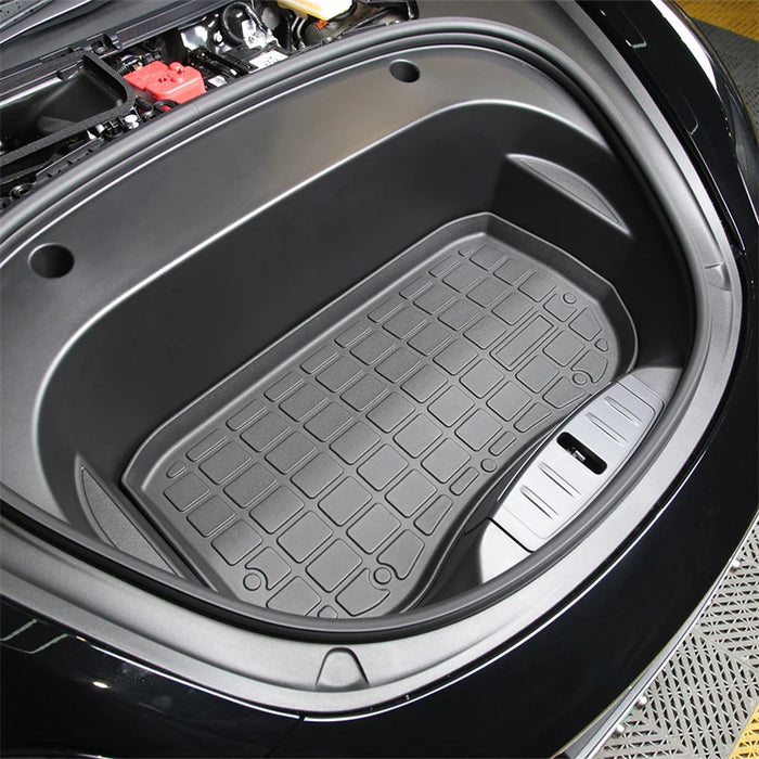 TPEGuard™ Custom-Fit Mat Set – Front & Rear Floor + Trunk Cargo Tray for Tesla Model 3 & Model Y (TPE, Waterproof, Non-Slip)