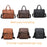 JEEP Brand Business Briefcase Split Leather Men office For 14 inch Laptop Bags