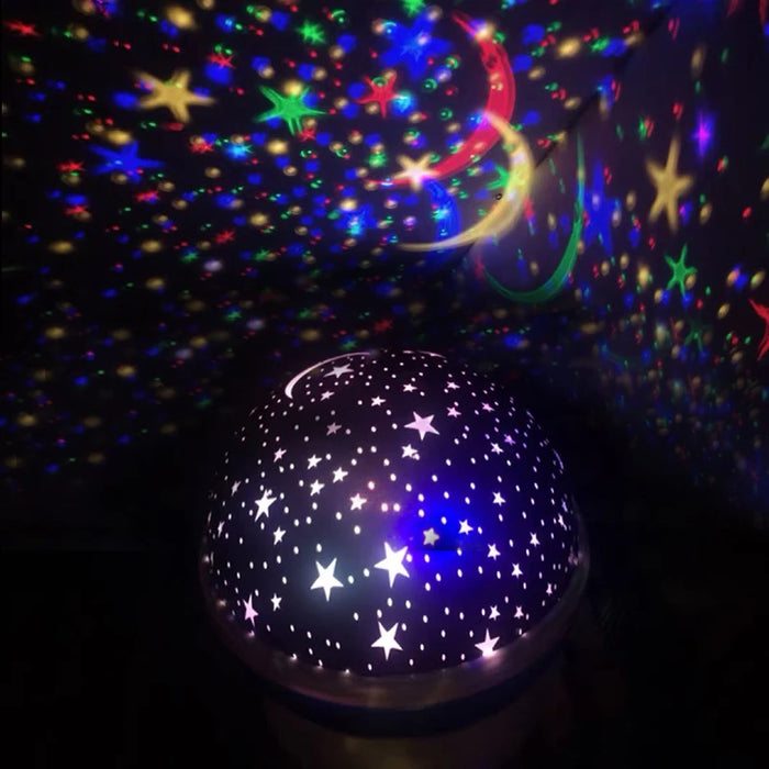 Novelty Luminous Toys Romantic Starry Sky LED Night Light Projector Battery USB Night Light