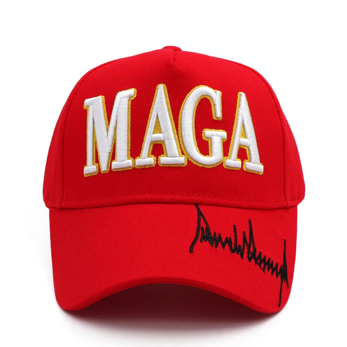 New MAGA Trump Signature Snapback President Hat