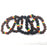 AfroFashion 5pcs/lot Rasta wooden beaded bracelets can mixed colors