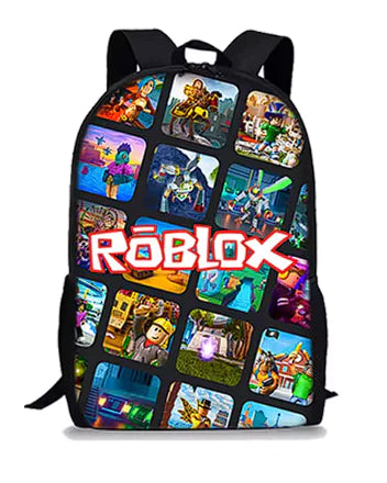 Cartoon Roblox Backpack for Kids