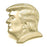 President Donald Trump Pin - Trump 2024 Lapel Pin for Presidential Election - Trump 2024 Merchandise - President Trump Gift (1 Pack)