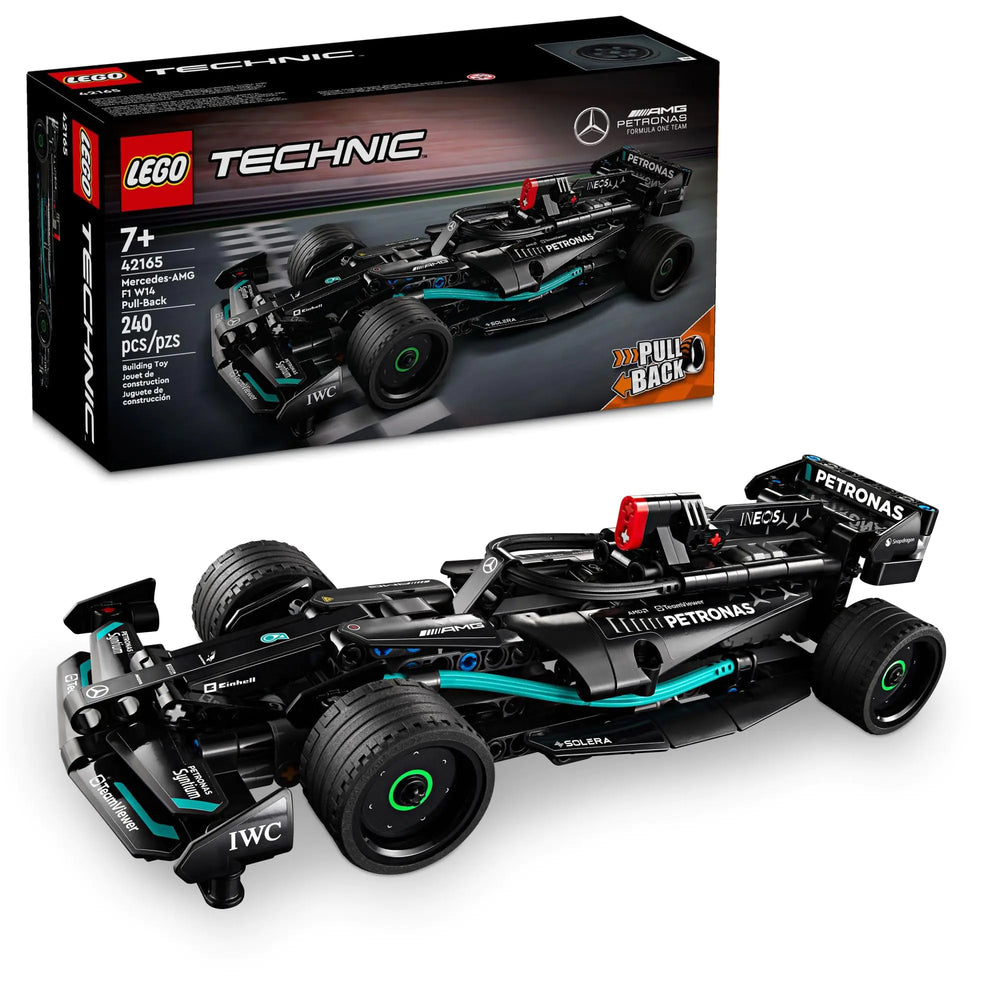 LEGO Technic Mercedes-AMG F1 W14 E Performance Pull-Back Car Toy Vehicle Building Set for Boys and Girls Mercedes Race Car Toy Model Gift for Kids Ages 7 and Up 42165