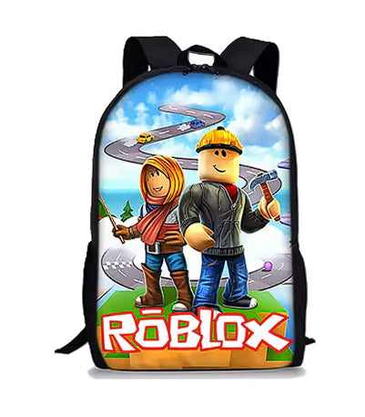 Cartoon Roblox Backpack for Kids