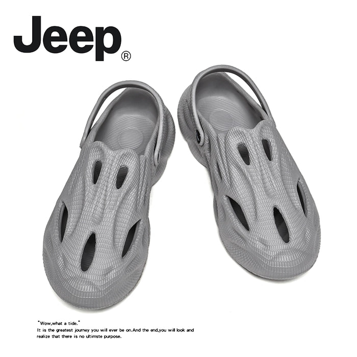 Jeep Porous Men's Sports Sandals Yzy Crocs Foam Runner