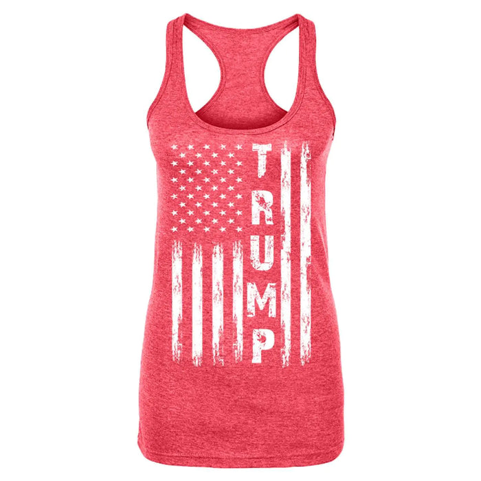 Veracco® Trump American USA Flag Racerback Tank Top Women