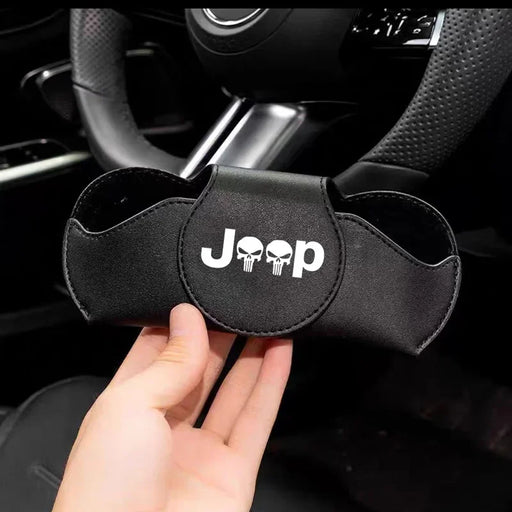 Car Glasses Case Holder Multi-function Clip for Jeep Renegade Grand Cherokee Wrangler Compass Patriot Car Accessories