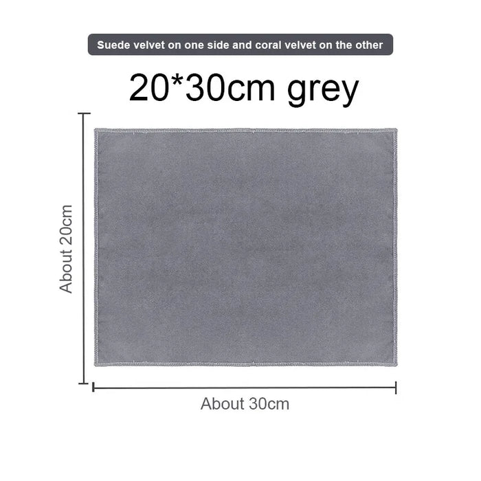 AutoShine™ Premium Microfiber Detailing Towel – Ultra-Absorbent Emblem & Surface Cleaning Rag for Tesla Model 3/S/X/Y/Roadster