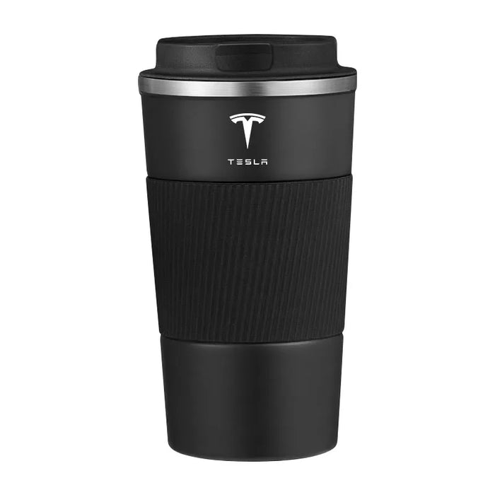 Stainless Steel Thermal Mug – Tesla-Inspired Travel Cup (Fits Model 3/S/X/Y, Cybertruck, Roadster)