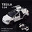 1:24 Tesla X Die-Cast Model – Alloy Pull-Back Car with Sound & Light, Metal Simulation Toy for Kids & Collectors