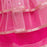 Fly Sleeve Barbie Party Dresses for Girl Pink Tulle Princess Dress Birthday Prom Gown