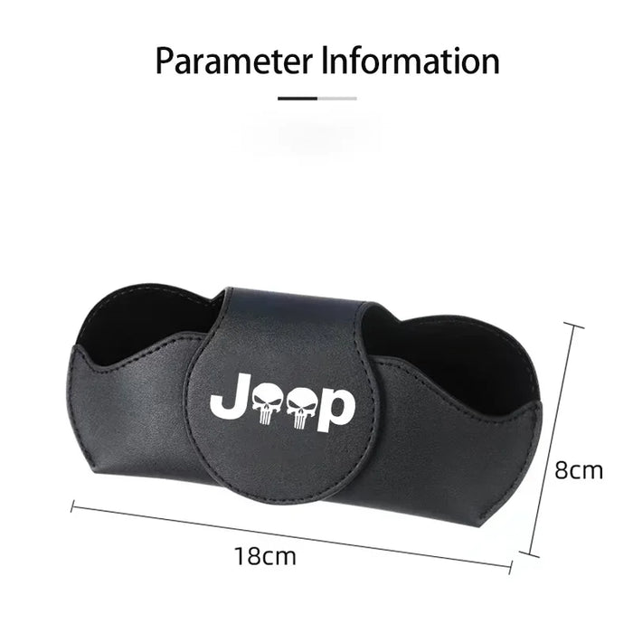 Car Glasses Case Holder Multi-function Clip for Jeep Renegade Grand Cherokee Wrangler Compass Patriot Car Accessories