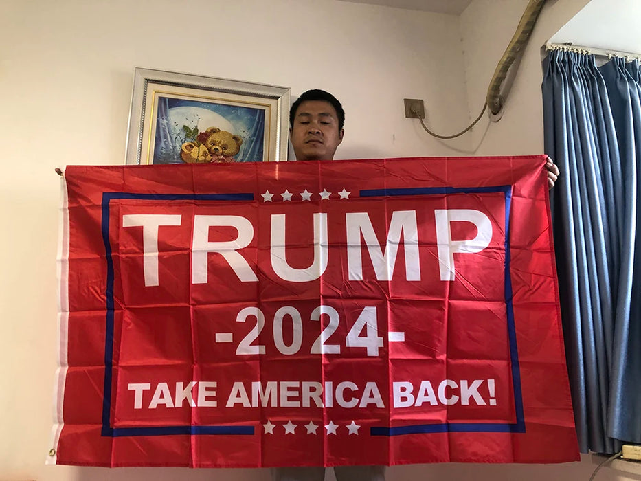 Trump 2024 Flag 90x150cm Take America Back Trump Flag