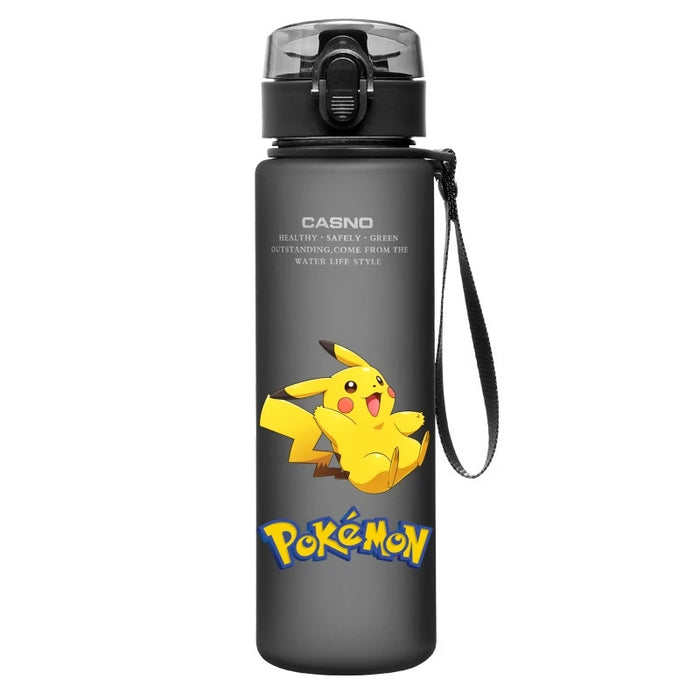 Pokemon Anime Portable Pikachu Cartoon Outdoor Sports Large Capacity Water Bottle