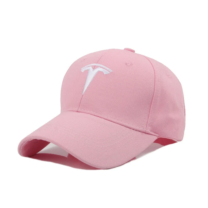 Premium Tesla Adjustable Baseball Cap – Outdoor Hat for Model 3, S, X, Y & Roadster Owners