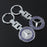 Luxury Double-Sided Metal Keychain Pendant for Mercedes-Benz – Premium Key Ring for A/B/C/E-Class, C200L, GLC, GLK, CLA, GLA
