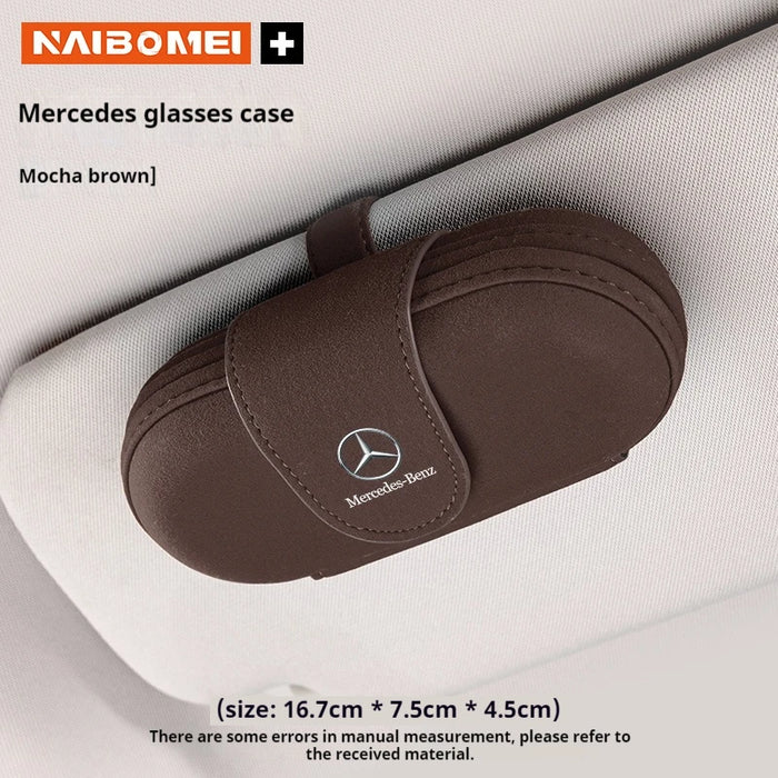 Mercedes-Benz™ Visor Glasses Case – Premium Sunglasses Holder for Mercedes-Benz A/C/E/V/GLC/ML/SLK/GLK & More