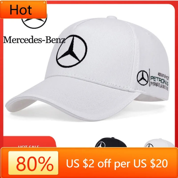 Mercedes-Benz AMG Embroidered Baseball Cap – Adjustable Luxury Hat for Men & Women