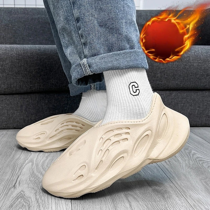 Yeezy-Inspired Men’s Foam Runners – Minimalist Design, Anti-Slip Soft Sole, Lightweight Fashion Sneakers