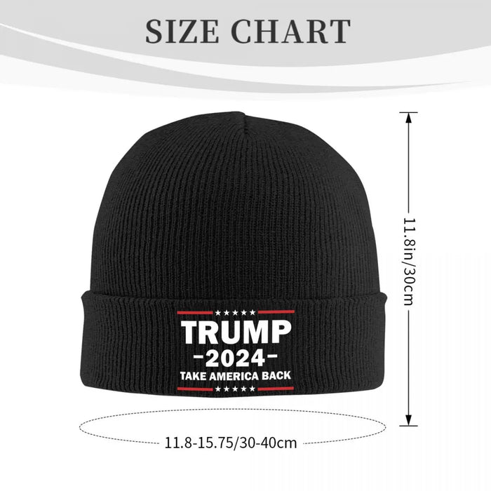 Donald Trump 2024 Take America Back Knitted Hat