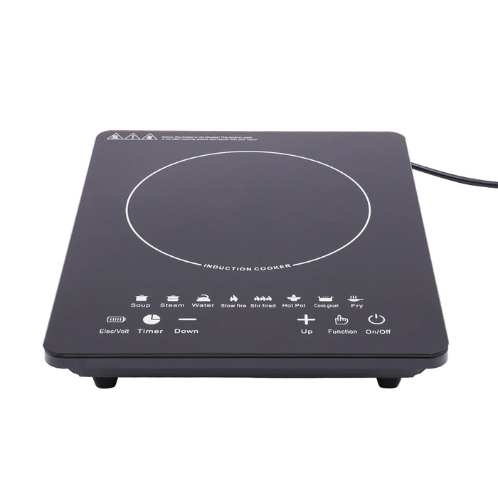HeatMate™ 750W Portable Induction Cooktop – Electric Counter Stove with Timer, Warm Mode & Presets