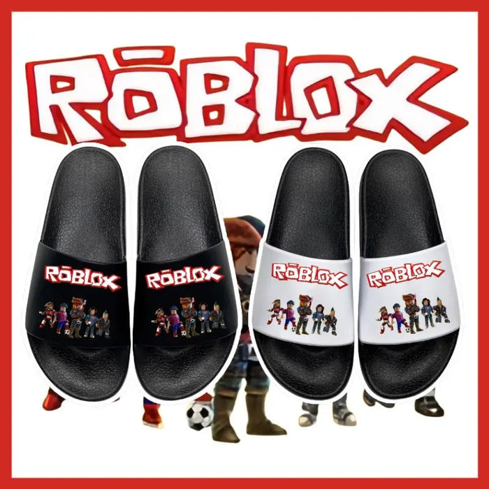 Roblox™ Kids Cartoon Slippers – Soft, Anti-Slip Summer Slides for Indoor & Outdoor Fun