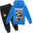 New Cartoon Roblox Game Animation Leisure Suit Boys and Girls Children's Sweater and Trousers