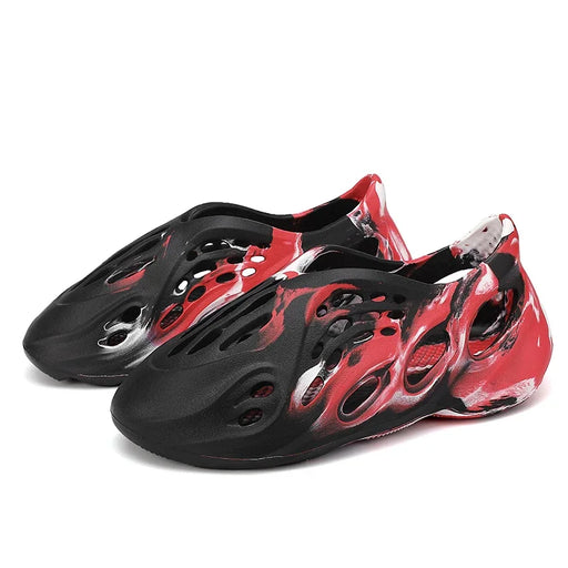 New YZY-Style Camouflage Foam Clogs – Men’s Non-Slip Cloud Runner Slides