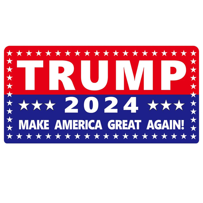 5 Pack Trump 2024 Car Stickers, Make America Great Again Bumper/wall/windows/ refrigerator Use