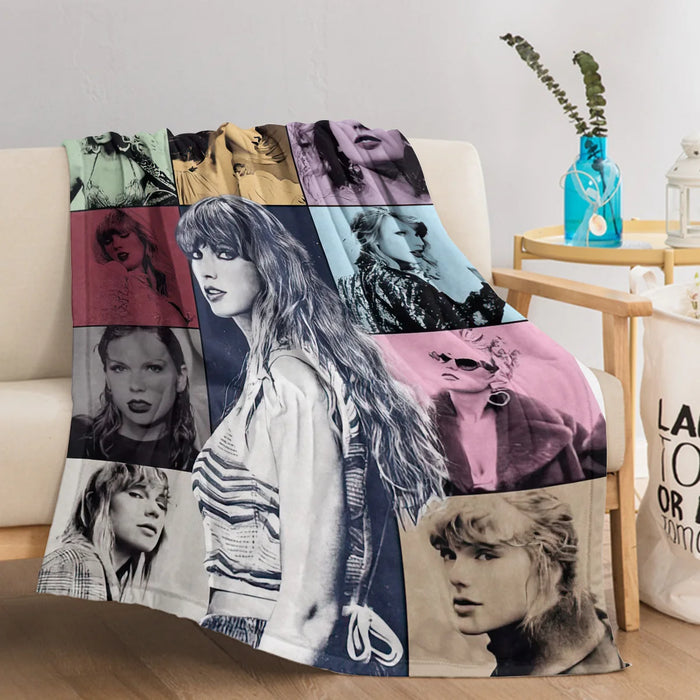 Taylor Swift Throw Blanket Warm Plush Blankets