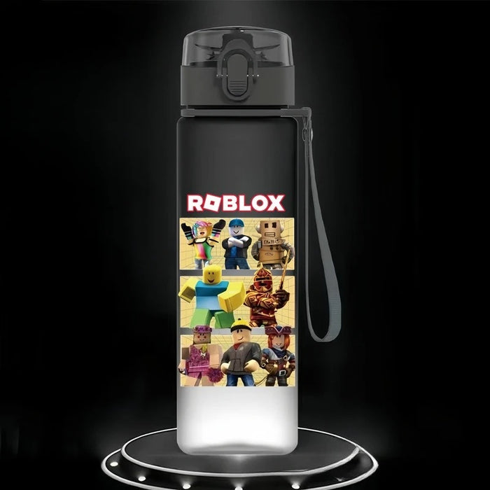 Roblox™ 560ml Cartoon Water Bottle – Roblox-Inspired Frosted Cup for Kids, School & Sports