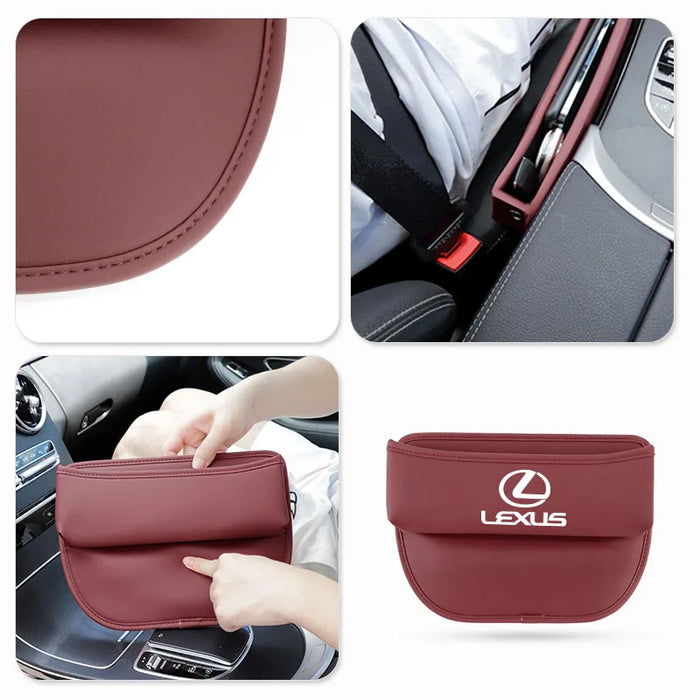Lexus Car Seat Storage Box | Leather Gap Filler & Drop-Stopper for RX350, NX300h, IS250, ES350 & More