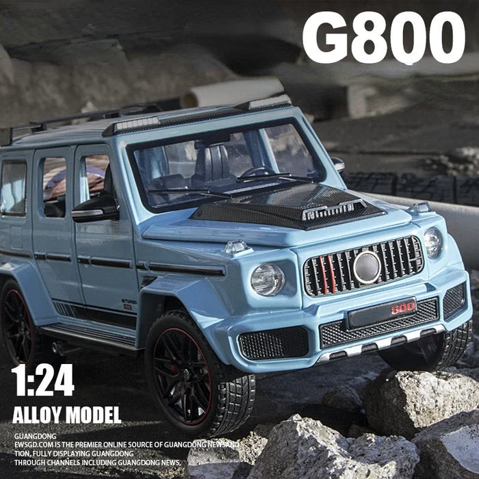 1:24 G800 G-Wagon Die-Cast Model – Alloy Off-Road SUV Toy, Miniature Collectible & Gift