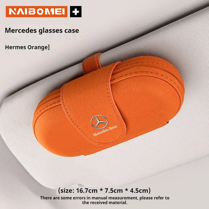 Mercedes-Benz™ Visor Glasses Case – Premium Sunglasses Holder for Mercedes-Benz A/C/E/V/GLC/ML/SLK/GLK & More