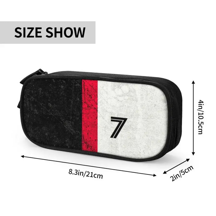 CR7 Soccer Pencil Cases for Girls Boys Football Pencil Pouch School Accessories