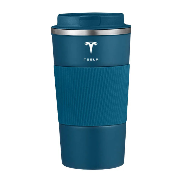 Stainless Steel Thermal Mug – Tesla-Inspired Travel Cup (Fits Model 3/S/X/Y, Cybertruck, Roadster)