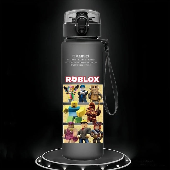 Roblox™ 560ml Cartoon Water Bottle – Roblox-Inspired Frosted Cup for Kids, School & Sports