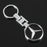 Luxury Double-Sided Metal Keychain Pendant for Mercedes-Benz – Premium Key Ring for A/B/C/E-Class, C200L, GLC, GLK, CLA, GLA