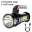 2-in-1 Rechargeable Searchlight & Work Light | High-Power Long-Beam Flashlight for Camping, Patrol, and Emergencies