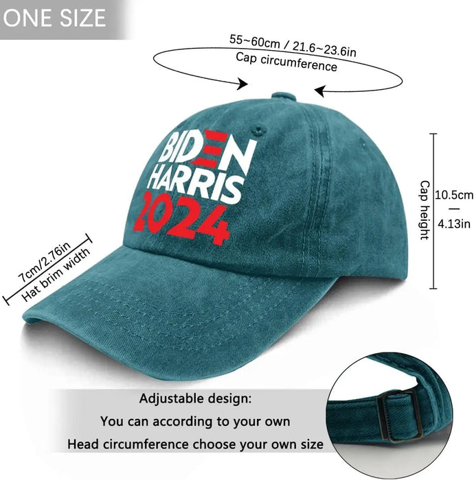 Biden Harris 2024 Cap 90s Snapback Hats