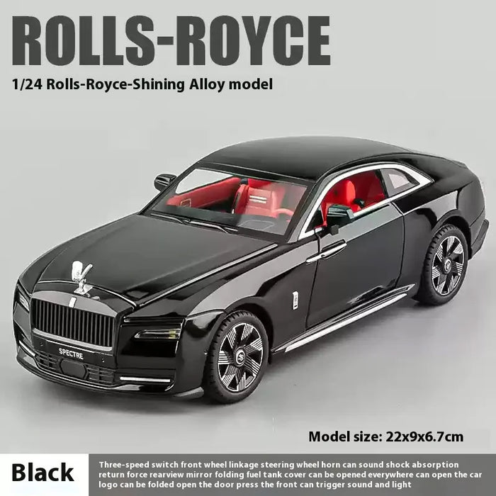 1:24 Rolls-Royce Alloy Die-Cast Model – Shining Luxury Car Collectible, Display Gift for Enthusiasts